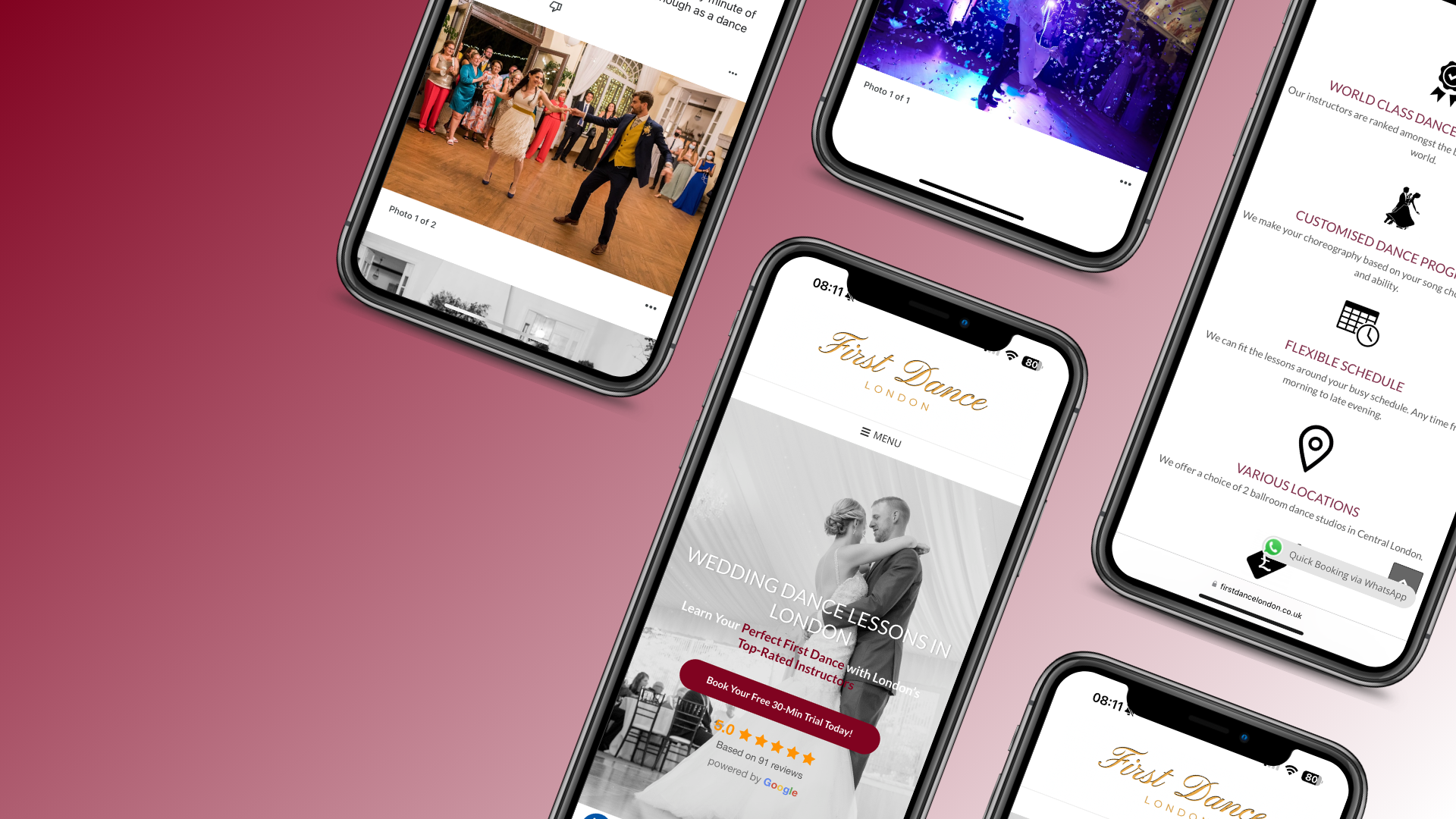 Web Design for Dance Studio
