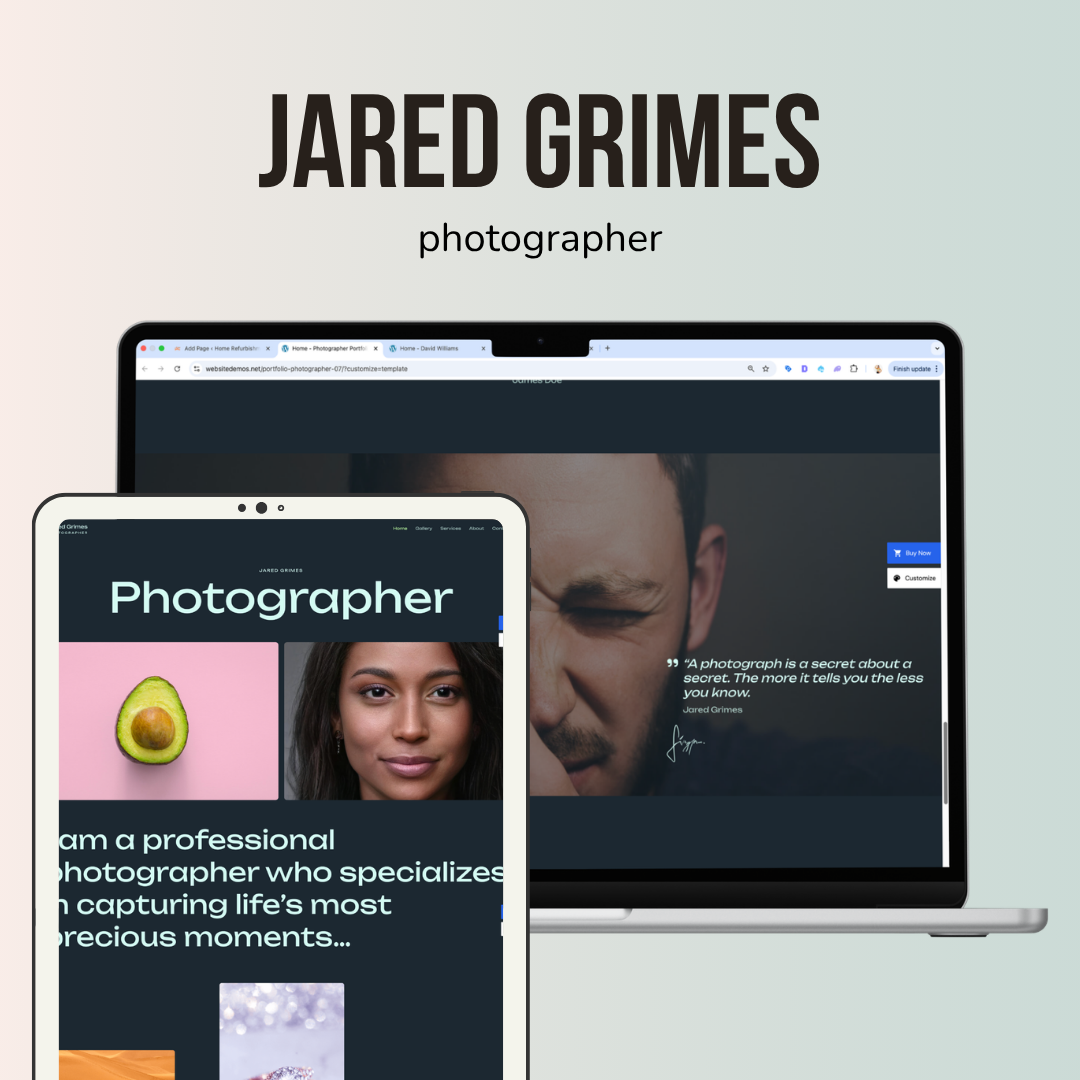 photography website